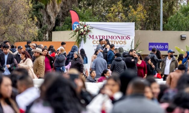 SE CASAN MÁS DE MIL 500 PAREJAS EN MATRIMONIOS COLECTIVOS