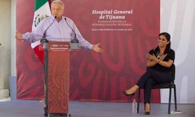 DESTACA AMLO TRABAJO DE MONTSERRAT CABALLERO EN TIJUANA