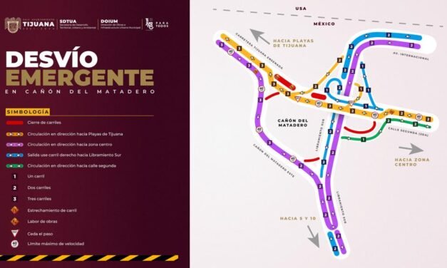 PIDE GOBIERNO MUNICIPAL UTILIZAR RUTAS ALTERNAS RUMBO A PLAYAS DE TIJUANA