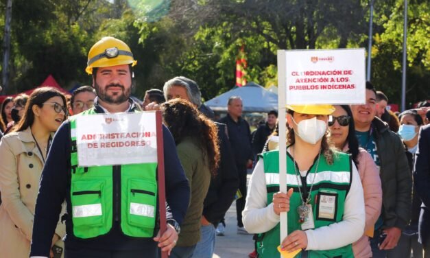 EVACÚAN PALACIO MUNICIPAL DE TIJUANA EN TIEMPO RÉCORD TRAS SIMULACRO DE SISMO