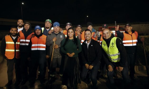 ARRANCA GOBIERNO DE MONTSERRAT CABALLERO CON JORNADAS DE BACHEO NOCTURNO