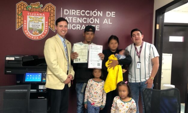 AYUNTAMIENTO DE TIJUANA BRINDA ACOMPAÑAMIENTO A EXTRANJEROS EN EL REGISTRO DE MENORES NACIDOS EN MÉXICO