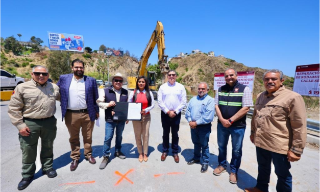 ALCALDESA DE TIJUANA ANUNCIA RECONSTRUCCIÓN DE VIALIDAD EN CAÑÓN DEL MATADERO