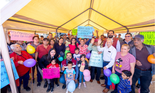 DESPUÉS DE MÁS DE 50 AÑOS DE ESPERA, VECINOS DE “LA LÁZARO” TENDRÁN SU CALLE PAVIMENTADA: MONTSERRAT CABALLERO