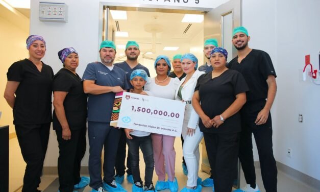 ENTREGA ALCALDESA 1.5 MDP A FUNDACIÓN VISIÓN DR. MÉNDEZ PARA REALIZAR CIRUGÍAS DE CATARATAS