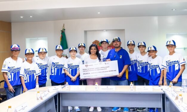 ALCALDESA RECIBE A CAMPEONES NACIONALES DE LAS PEQUEÑAS LIGAS, COMPETIRÁN EN EU POR EL MUNDIAL