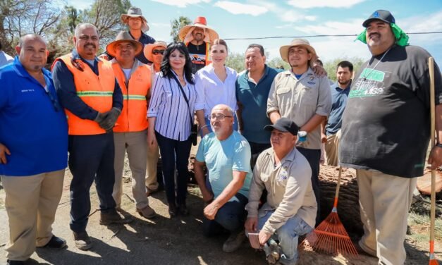 ENCABEZA MARINA DEL PILAR COORDINACIÓN DE AUTORIDADES ANTE TORMENTA ELÉCTRICA EN MEXICALI