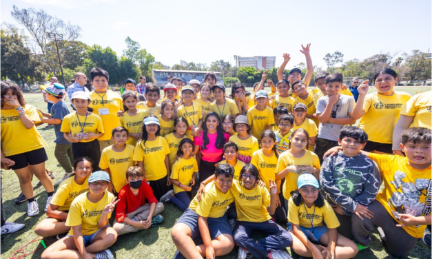 ALCALDESA MONTSERRAT CABALLERO VISITÓ  CAMPAMENTO DEPORTIVO DE VERANO 2023