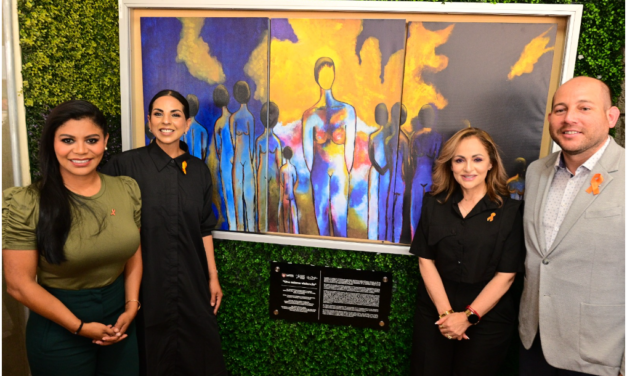 RECIBE MONTSERRAT CABALLERO OBRA “UNA MISMA VIOLENCIA” DE LA ARTISTA CHRISTIAN GABRIELA HERNÁNDEZ CORTEZ