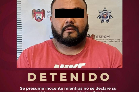 ESTADOUNIDENSE BUSCADO POR HOMICIDIO ES CAPTURADO POR LA POLICÍA MUNICIPAL