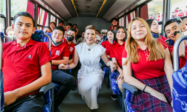 LLEVA MARINA DEL PILAR TRANSPORTE GRATUITO A ESTUDIANTES DE TECATE, ROSARITO Y SAN FELIPE
