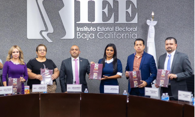 ENTREGA ALCALDESA MONTSERRAT CABALLERO CUENTAS CLARAS AL INSTITUTO ESTATAL ELECTORAL DE BC