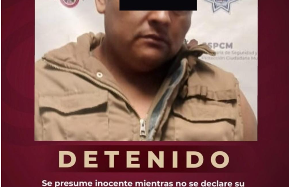 POLICÍA MUNICIPAL CAPTURA AL PRESUNTO RESPONSABLE DE AGRESIÓN A PAREJA Y NIÑA DE 9 AÑOS