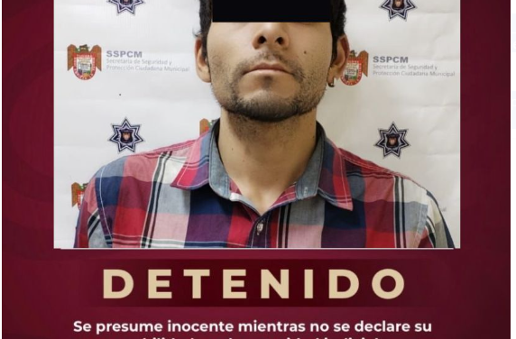 CAPTURA POLICÍA MUNICIPAL DE  TIJUANA A SUJETO BUSCADO EN EU POR POSESIÓN DE DROGA