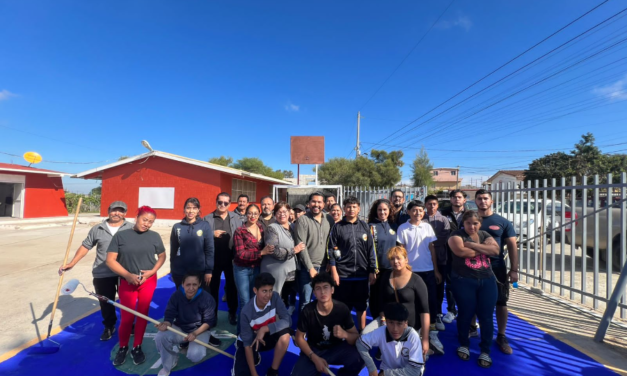 AYUNTAMIENTO DE TIJUANA TRANSFORMA 3 CANCHAS DEPORTIVAS EN UNA SEMANA