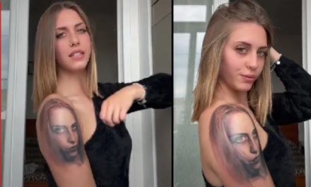 MUJER RECIBE CRÍTICAS EN REDES POR TATUARSE SU PROPIO ROSTRO EN EL BRAZO