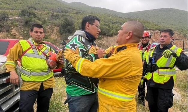 BOMBEROS TIJUANA COORDINA RESCATE DE CIUDADANO EXTRAVIADO