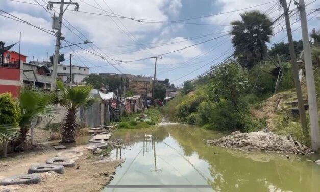 AGUAS NEGRAS, UN RIESGO SANITARIO PARA VECINOS DEL DISTRITO 13:  LUIS ALGORRI