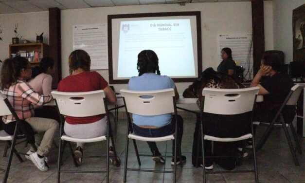 IMPARTE INSTITUTO MUNICIPAL CONTRA LAS ADICCIONES CONFERENCIA SOBRE LAS CONSECUENCIAS DEL TABAQUISMO