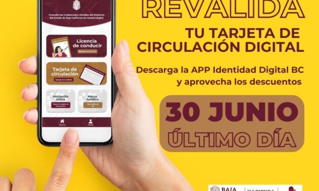 EXHORTA SAT BC A LA CIUDADANÍA A REALIZAR RENOVACIÓN DE TARJETA DE CIRCULACIÓN EN LÍNEA