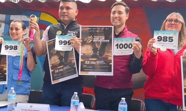 FUNGIRÁ IMDET COMO PUNTO DE REGISTRO PARA LA CARRERA TIJUANA CON LOS REFUGIADOS