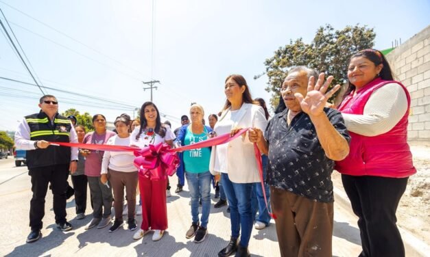 PAVIMENTA ALCALDESA DE TIJUANA CALLE  IGNACIO ALLENDE CON MÁS DE 4 MDP