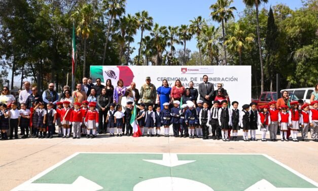 AYUNTAMIENTO DE TIJUANA REALIZÓ CEREMONIA DE INCINERACIÓN Y ABANDERAMIENTO DE ESCOLTAS DE NIVEL PREESCOLAR