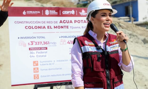 SUPERVISA GOBERNADORA MARINA DEL PILAR AVANCE DE OBRA PARA LLEVAR AGUA POTABLE EN COLONIA EL MONTE