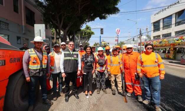SUPERVISA ALCALDESA MONTSERRAT CABALLERO OBRAS DE BACHEO