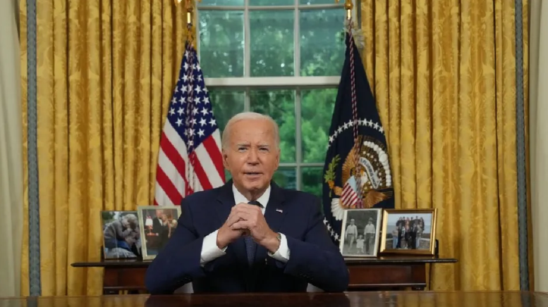 BIDEN: «ELEGIRÁN LAS URNAS, NO LAS BALAS, AL LÍDER DE LA CASA BLANCA»