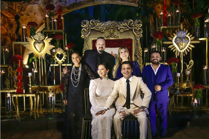 PEPE AGUILAR COMPARTE FOTOS Y EMOTIVO MENSAJE POR LA BODA DE ÁNGELA Y CHRISTIAN NODAL: «QUE SU AMOR LO VALGA»