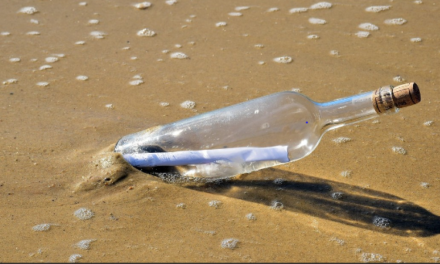 TIKTOKER ENCUENTRA BOTELLA CON MENSAJE DE 1876 EN PLAYA DE NEW JERSEY Y ROMPE RÉCORD