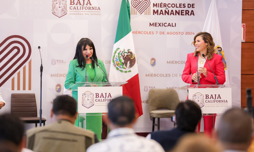 ANUNCIA GOBERNADORA MARINA DEL PILAR OPERATIVO POR AUMENTO DE TEMPERATURAS EN MEXICALI Y SAN FELIPE