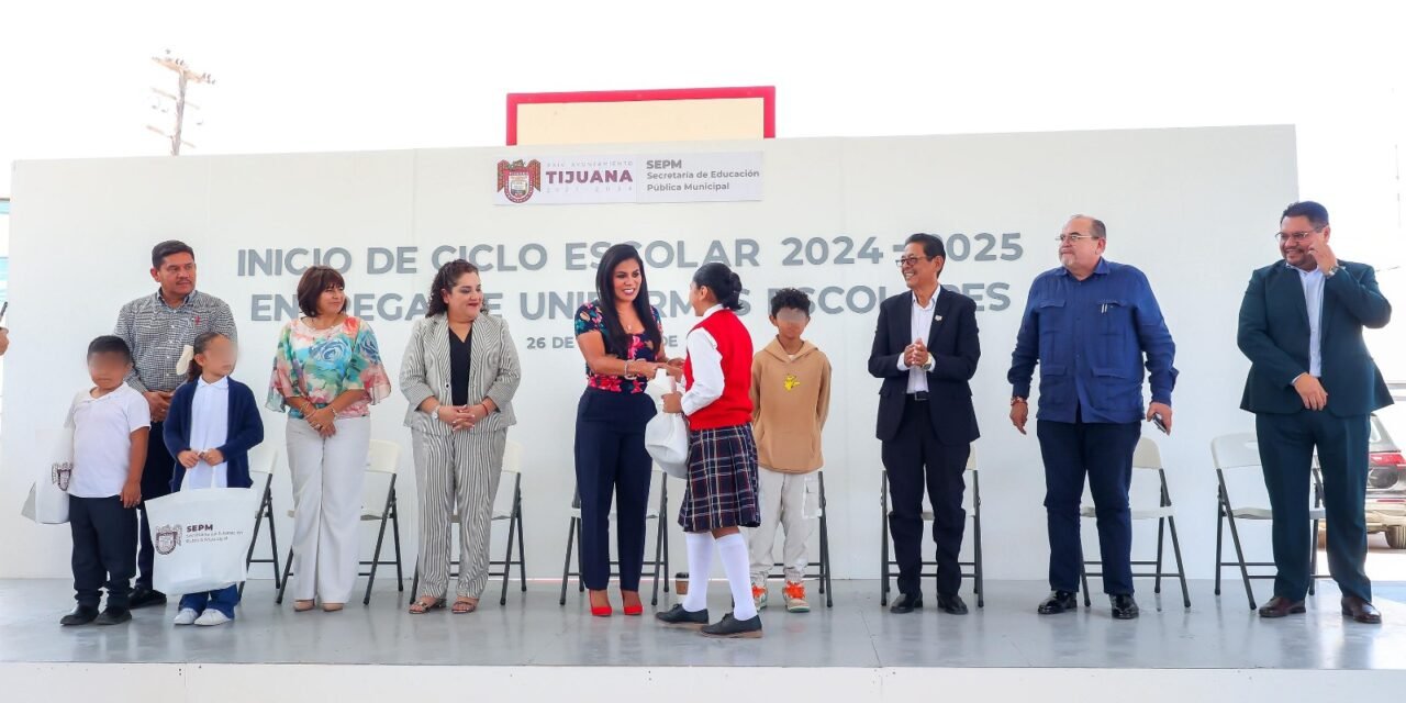 ¡INCREÍBLE APOYO ESCOLAR! GOBIERNO DE TIJUANA INVIERTE MILLONES EN UNIFORMES PARA ESTUDIANTES.