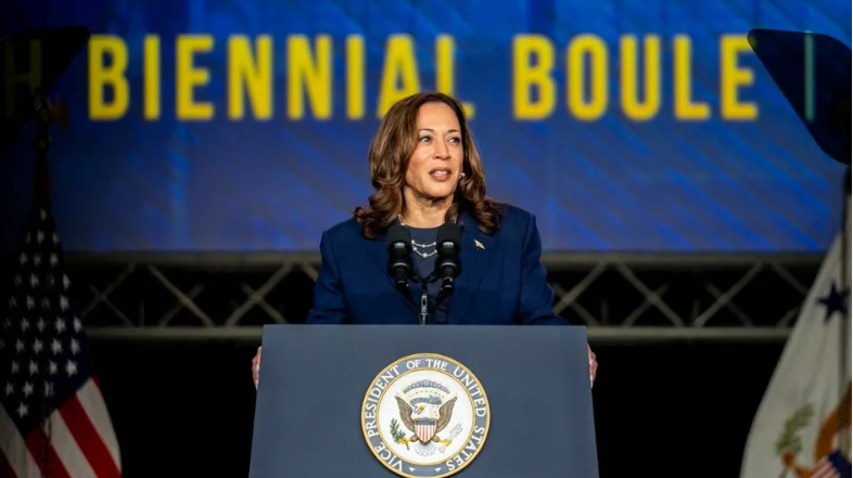 KAMALA HARRIS ASEGURA MAYORÍA DE VOTOS PARA SER CANDIDATA DEMÓCRATA EN ELECCIONES DE EE.UU.