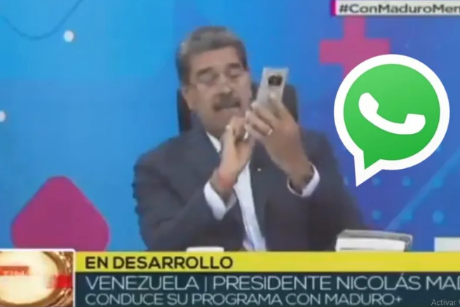 MADURO ARREMETE CONTRA WHATSAPP Y ORDENA SU ELIMINACIÓN EN VIVO: ‘IMPERIALISMO TECNOLÓGICO