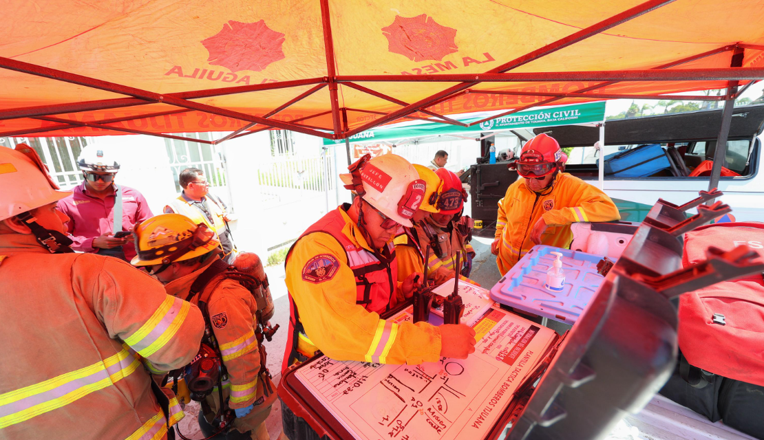 BOMBEROS DE TIJUANA ATENDIERON CASI 1,300 EMERGENCIAS EN JULIO