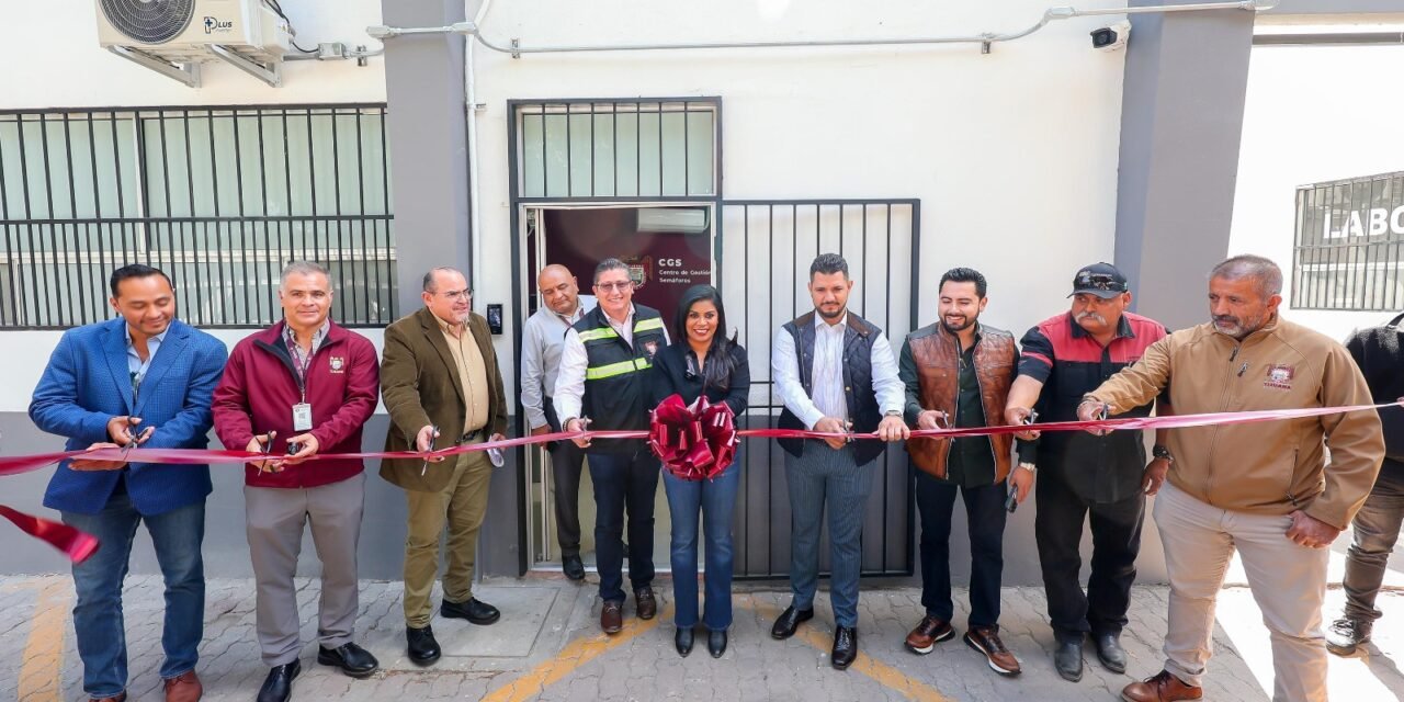 ALCALDESA MONTSERRAT CABALLERO INAUGURÓ CENTRO DE GESTIÓN DE SEMÁFOROS