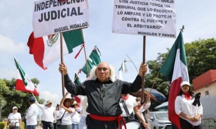 PODER JUDICIAL DE LA FEDERACIÓN PROTESTA EN PLENO GRITO DE INDEPENDENCIA CONTRA REFORMA JUDICIAL