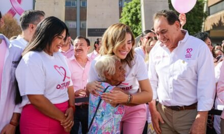 LLEGA RUTA ROSA A LOCALIDADES VULNERABLES PARA LA DETECCIÓN OPORTUNA DEL CÁNCER DE MAMA: GOBERNADORA MARINA DEL PILAR