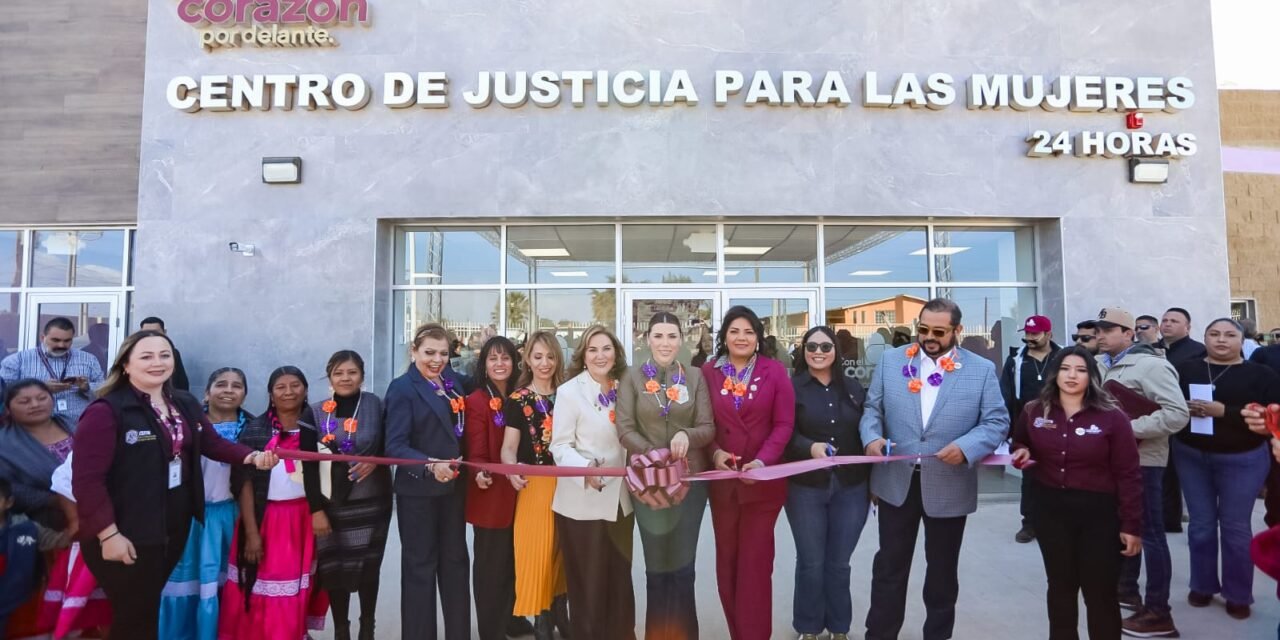 INAUGURA GOBERNADORA MARINA DEL PILAR EL NUEVO CENTRO DE JUSTICIA PARA LAS MUJERES EN SAN QUINTÍN 