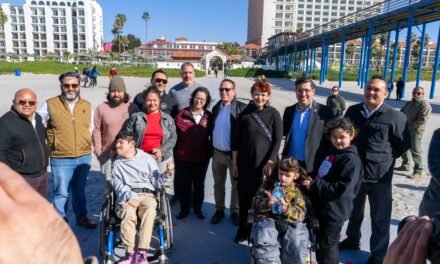 PLAYAS DE ROSARITO SE TRANSFORMA CON EQUIPAMIENTO INCLUSIVO PARA PERSONAS CON DISCAPACIDAD