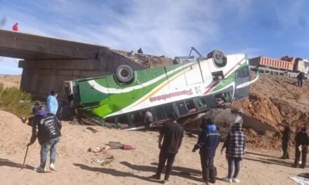 ACCIDENTE DE BUS EN BOLIVIA DEJA 19 MUERTOS Y 8 HERIDOS