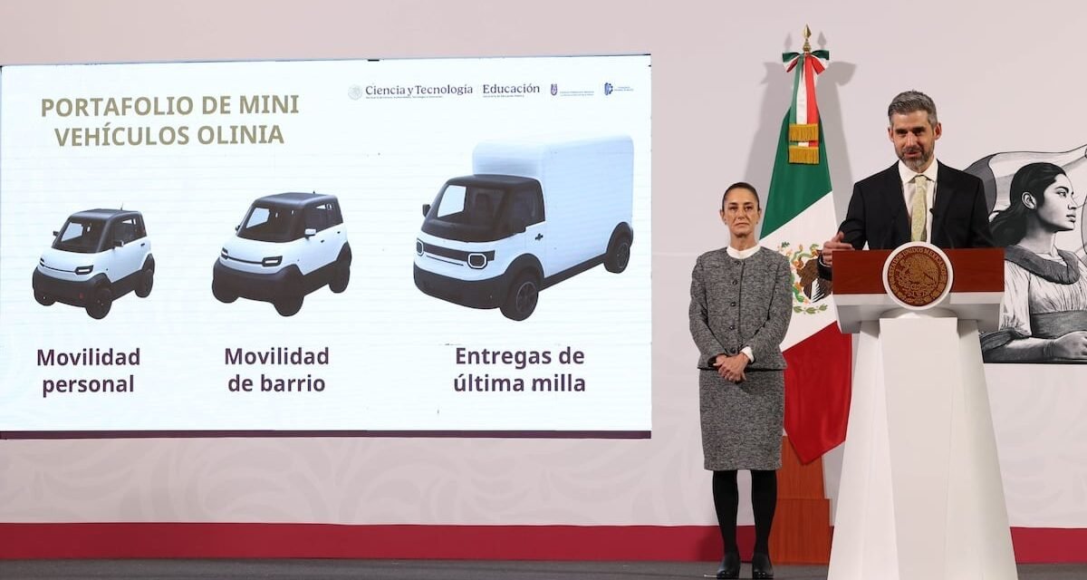 PRESENTAN OLINIA: MINIVEHÍCULOS ELÉCTRICOS ACCESIBLES HECHOS EN MÉXICO