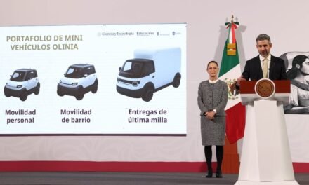 PRESENTAN OLINIA: MINIVEHÍCULOS ELÉCTRICOS ACCESIBLES HECHOS EN MÉXICO