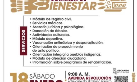 BIENESTAR Y SERVICIOS PARA TODOS EN LA AVENIDA REVOLUCIÓN ESTE SÁBADO