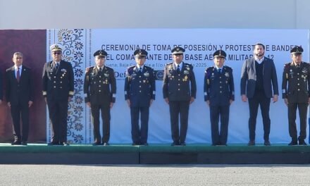 NUEVO COMANDANTE ASUME MANDO EN LA BASE AÉREA MILITAR DE TIJUANA