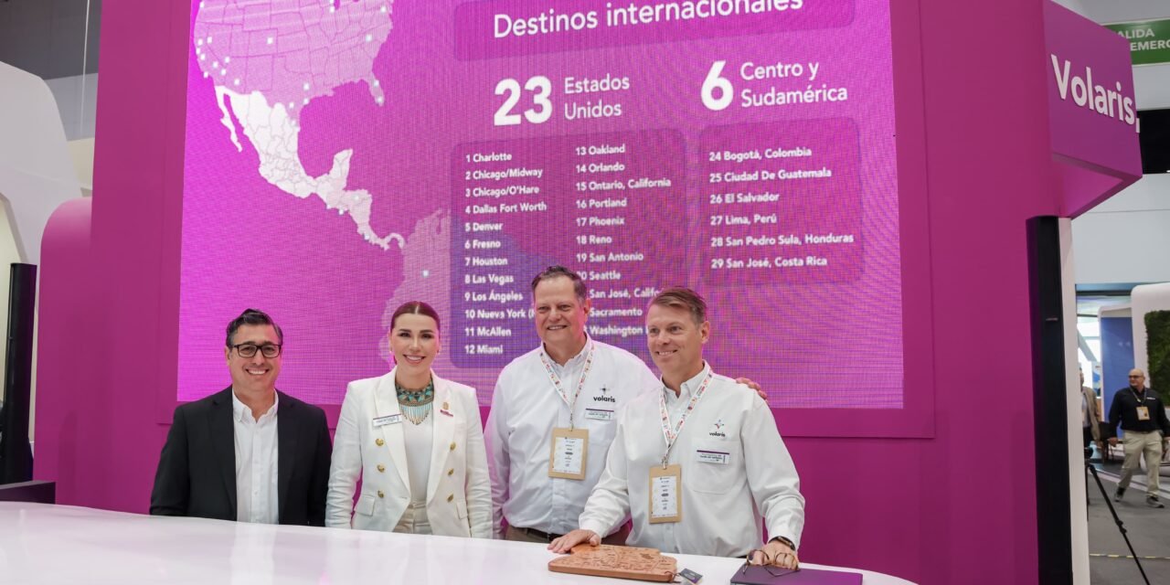 DESPEGA BAJA CALIFORNIA CON NUEVA RUTA VOLARIS Y MAYOR CAPACIDAD DE TRANSPORTE AÉREO: GOBERNADORA MARINA DEL PILAR EN TIANGUIS TURÍSTICO