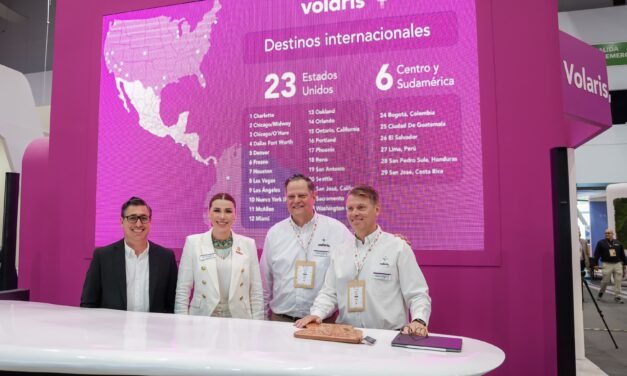 DESPEGA BAJA CALIFORNIA CON NUEVA RUTA VOLARIS Y MAYOR CAPACIDAD DE TRANSPORTE AÉREO: GOBERNADORA MARINA DEL PILAR EN TIANGUIS TURÍSTICO