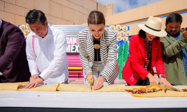 CELEBRAN IDENTIDAD, DIVERSIDAD Y SABOR CON “EL GRAN TACO DE MÉXICO”: GOBERNADORA MARINA DEL PILAR